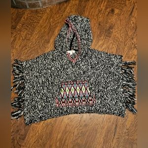 Mimi & Maggie Poncho NWT, Girl's one size (4-6)